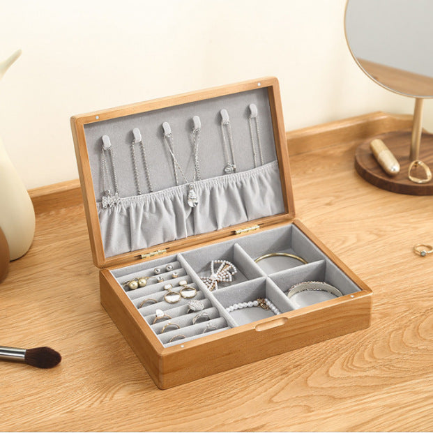 Retro Schmuckbox aus Nussholz – Bild 5 | LuxeStyle