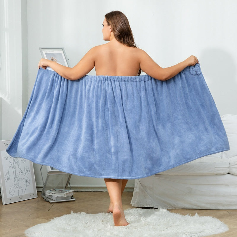 XXL Badetuch-Kleid mit Prinzessinnen-Hut