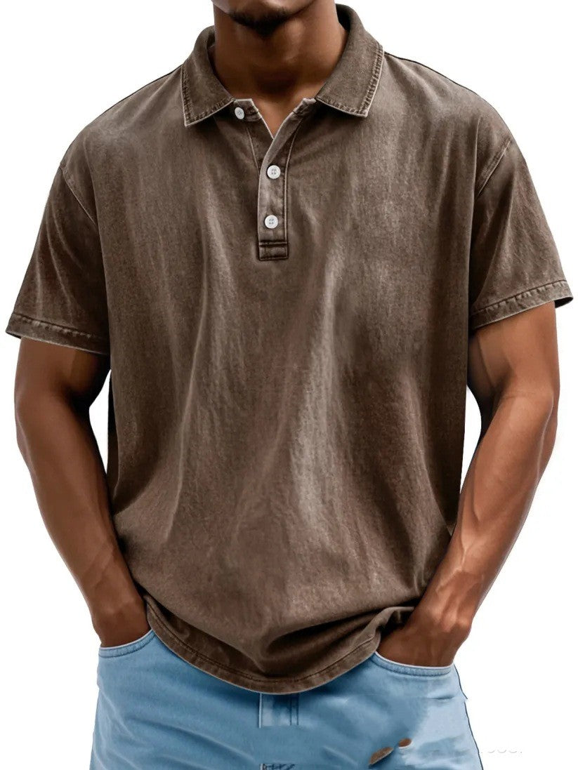 Herren Baumwollhemd Kurzarm – Bild 9 | LuxeStyle