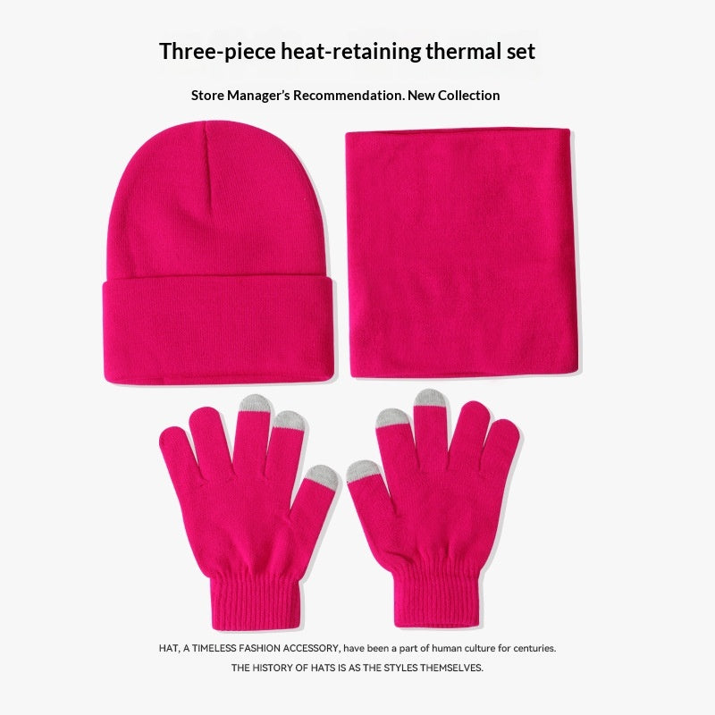 Dreiteiliges Winter-Set: Mütze, Schal, Handschuhe – Bild 12 | LuxeStyle