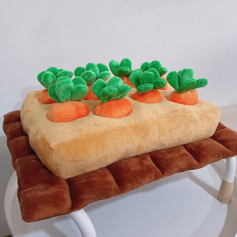 Plüschtier Radieschen-Puppe für Haustiere
