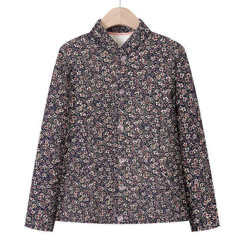 Floral Polyesterjacke für ältere Damen – Bild 12 | LuxeStyle
