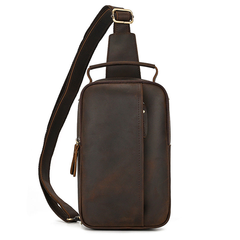 Männliche Crossbody-Tasche aus Vollschale – Bild 3 | LuxeStyle