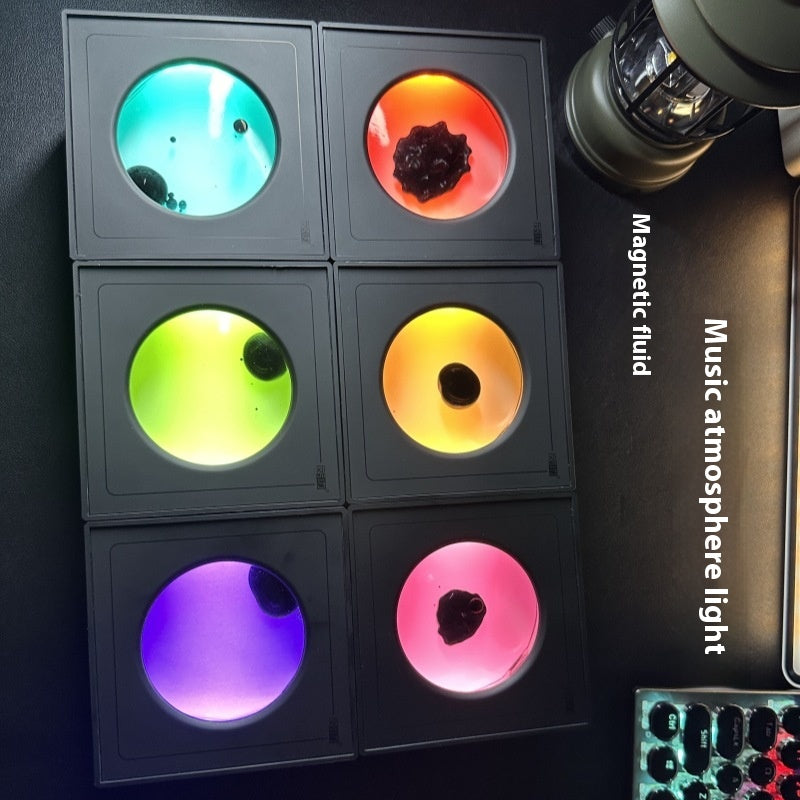 Magnetische Flüssigkeit Musik-Rhythmus-Licht