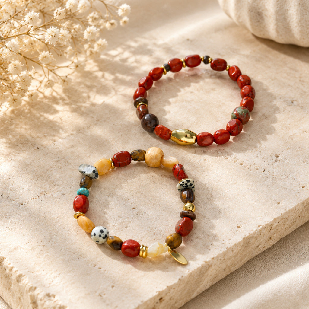 Rotes Steinarmband | LuxeStyle