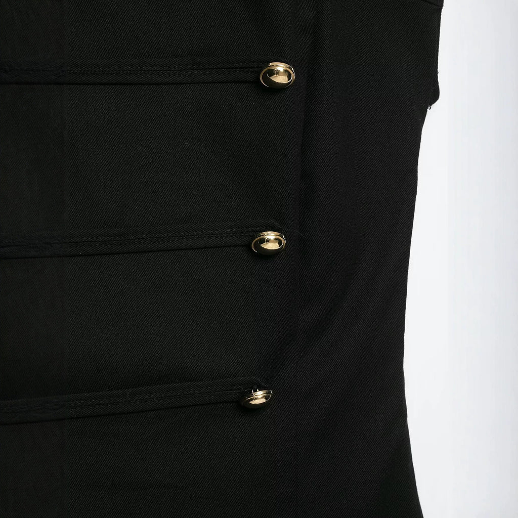 Sommerliches A-Linien Kleid mit Seilknoten