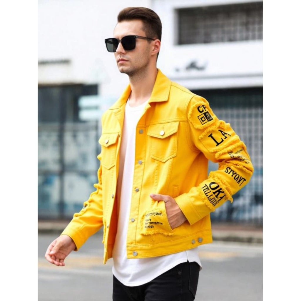 Lockere Jeansjacke im Korea-Stil