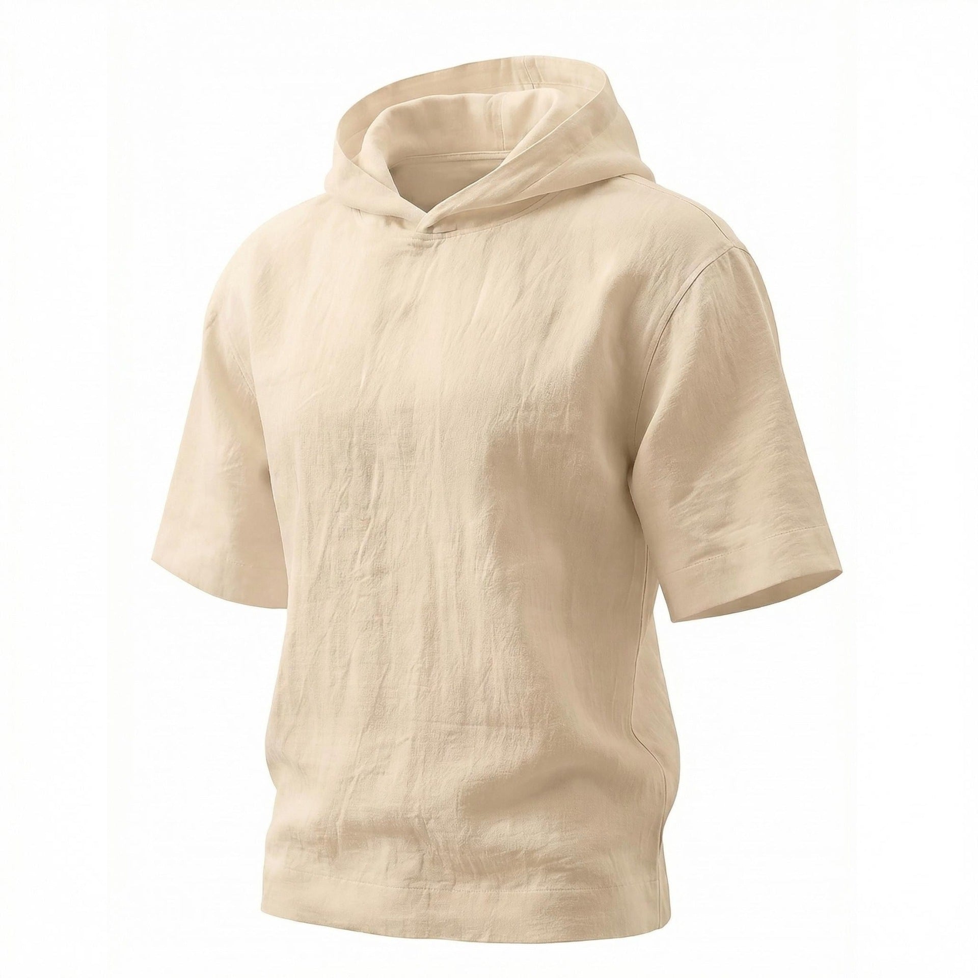 Kurzarm-Hoodie mit Fünfpunkt-Ärmeln