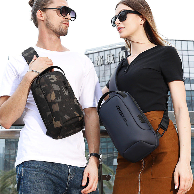 Schultertasche Business mit USB-Anschluss – Bild 5 | LuxeStyle
