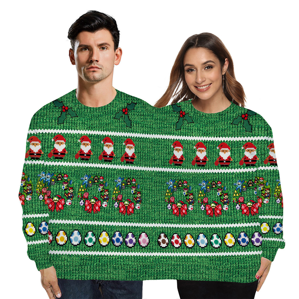 Weihnachts-Hoodie mit 3D-Digitaldruck – Bild 15 | LuxeStyle