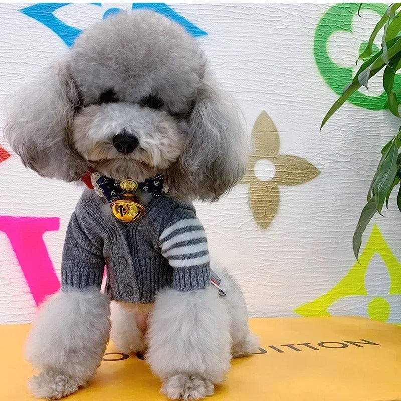 Hund Cardigan mit Angoraboden – Bild 5 | LuxeStyle