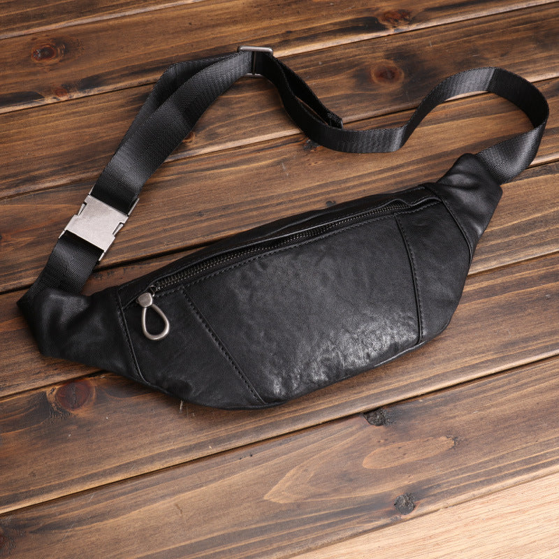 Kleine Leder-Bauchtasche für Herren – Bild 1 | LuxeStyle
