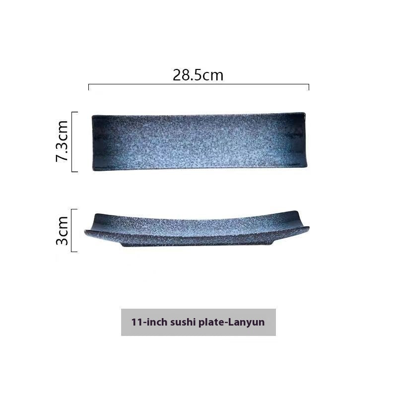 Japanische Keramik-Sushiteller, 28 cm – Bild 2 | LuxeStyle