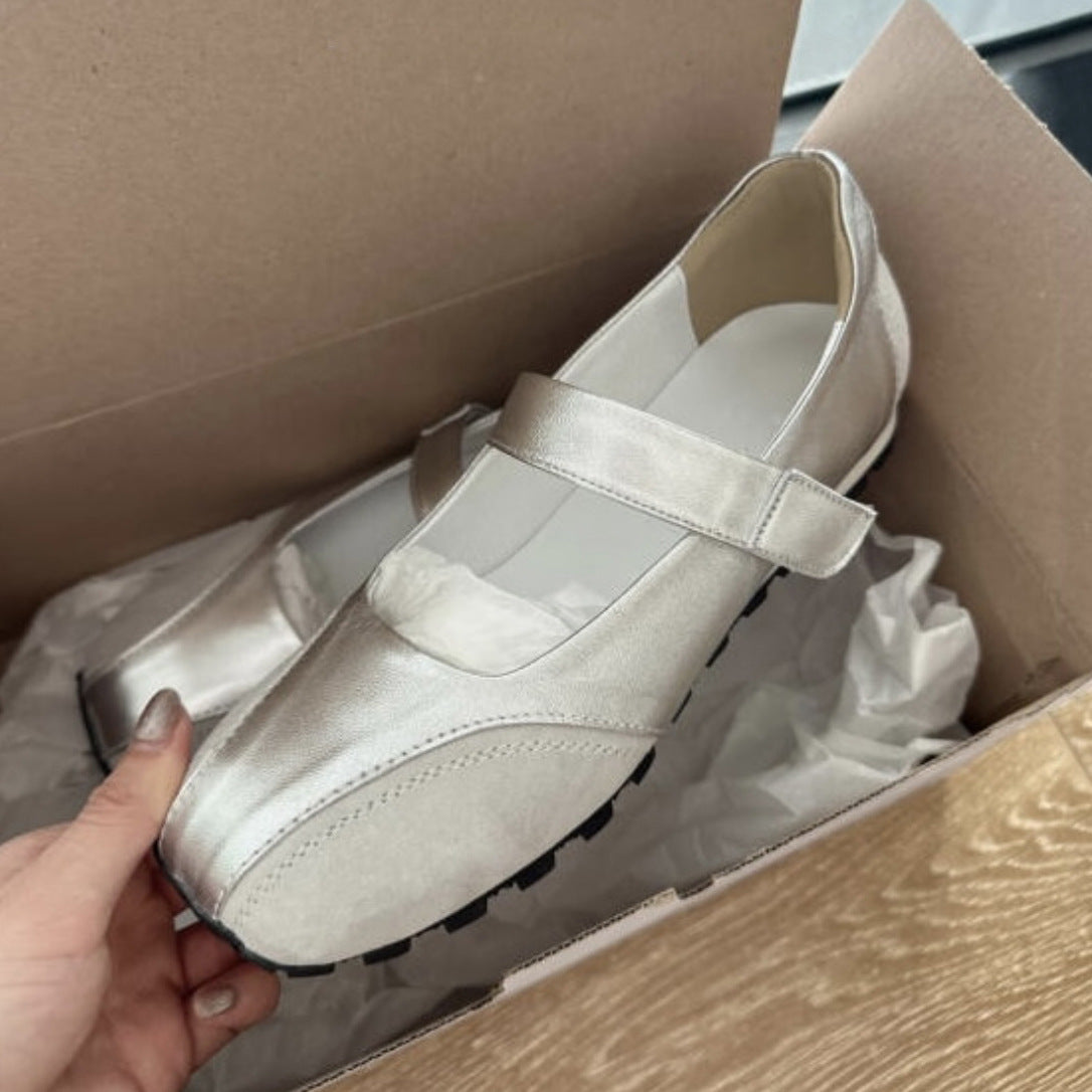 Elegante Pumps aus Rindsleder mit Karree-Spitze – Bild 5 | LuxeStyle