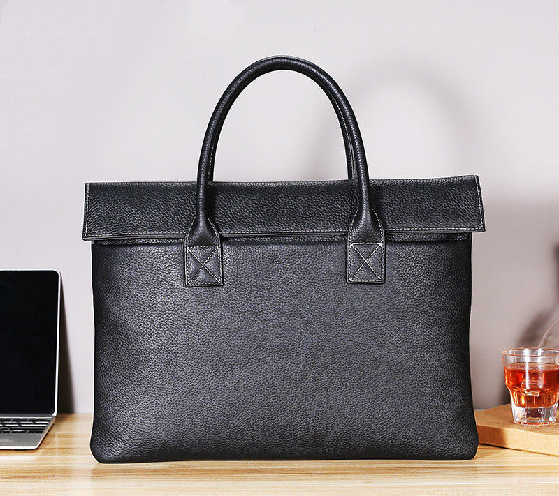 Vintage Crazy Horse Leder Laptoptasche – Bild 2 | LuxeStyle