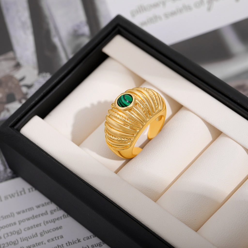 Gold Schmuckstein-Ring