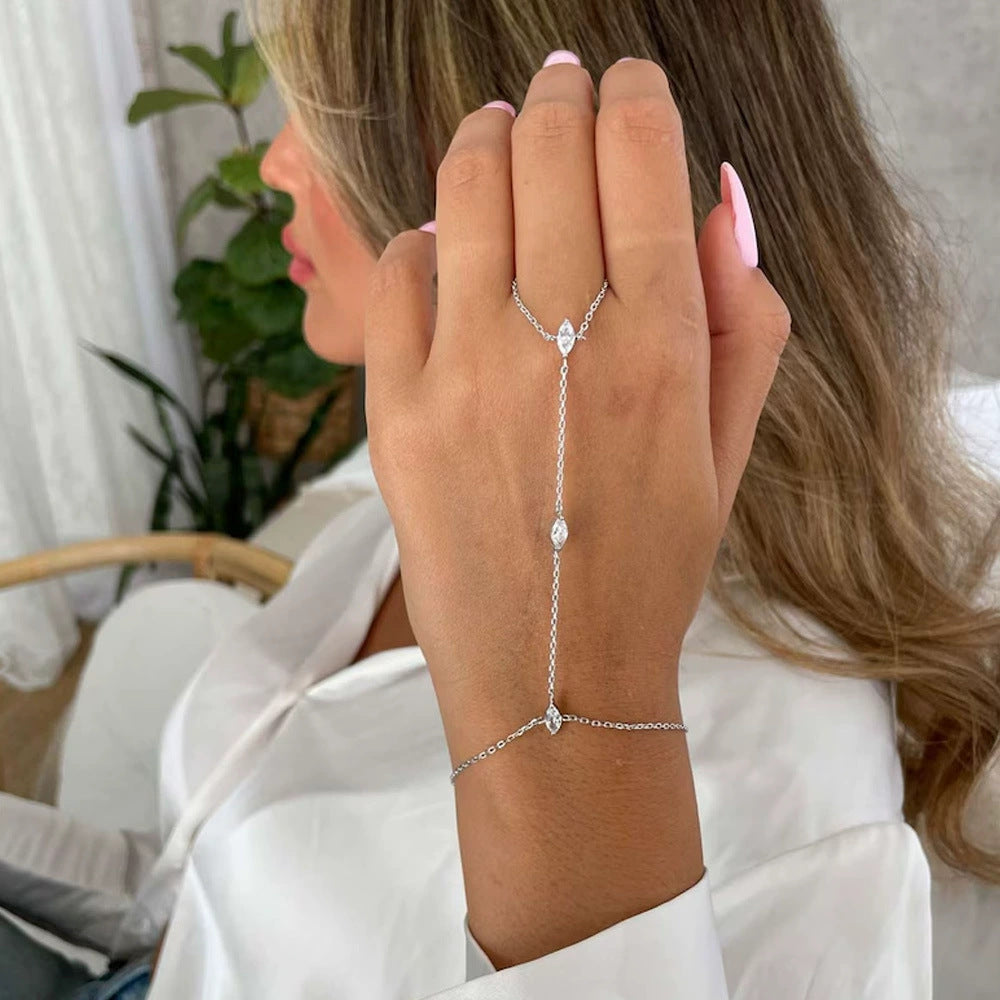 Minimalist Marquise Zirkon Armband – Bild 8 | LuxeStyle