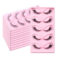 5 Paar Foxy 3D-Wimpern mit transparentem Band
