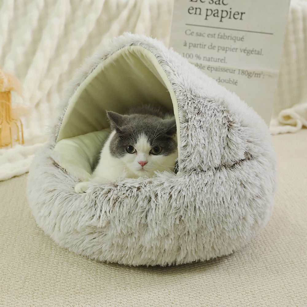 Kuscheliges Katzenbett «Shell Nest» – Bild 1 | LuxeStyle