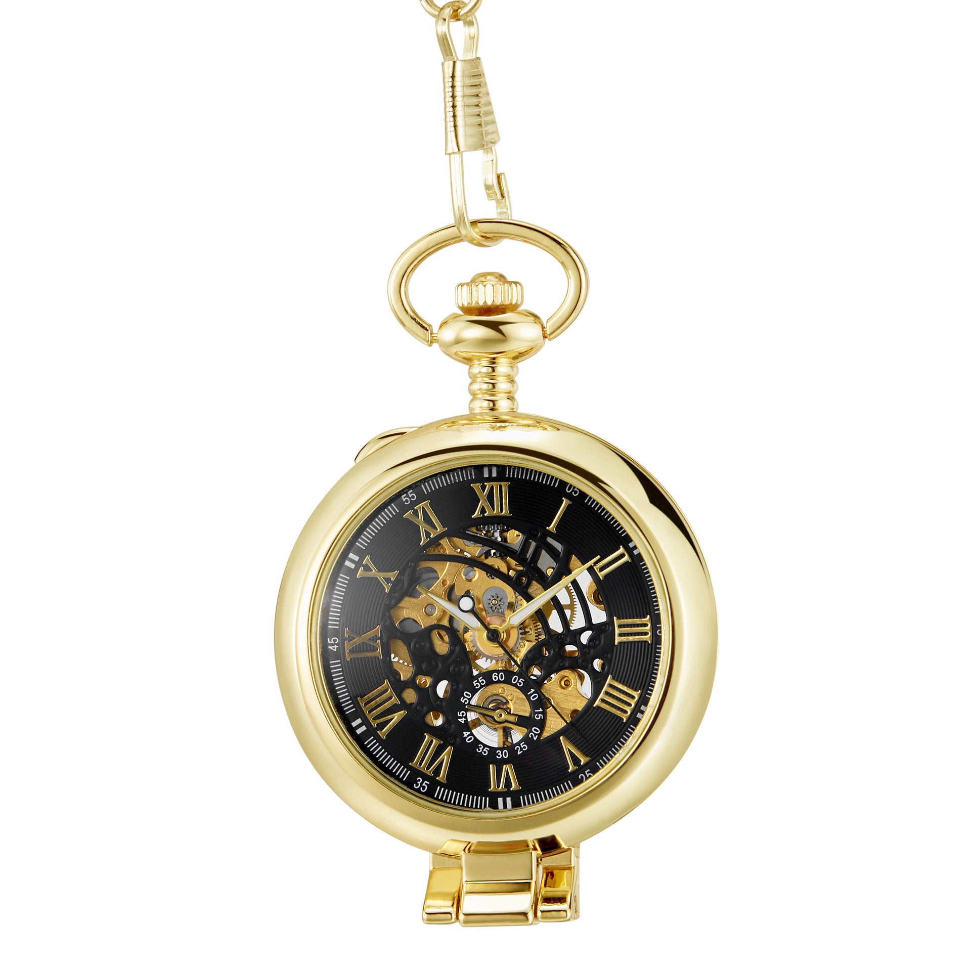 Mechanische Taschenuhr mit Lupe – Ref. CJ-2601150344461612500 – Ansicht 8