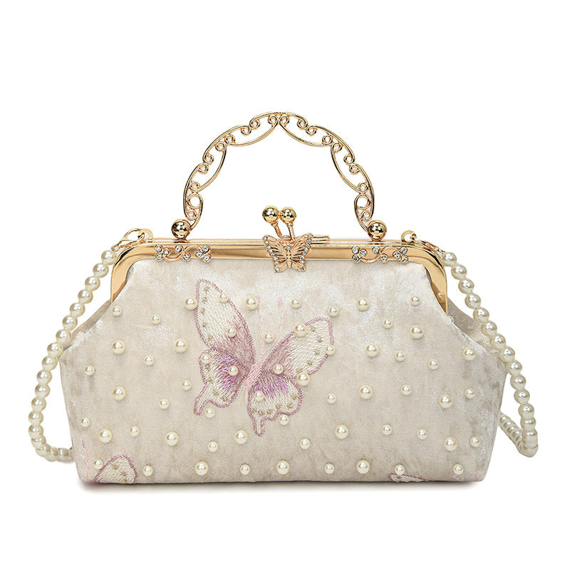 Vintage Abendtasche mit Perlen – Bild 5 | LuxeStyle