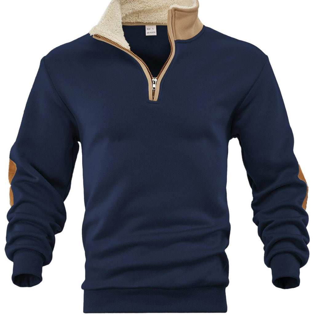 Herren-Langarmshirt mit halber Knopfleiste – Bild 3 | LuxeStyle