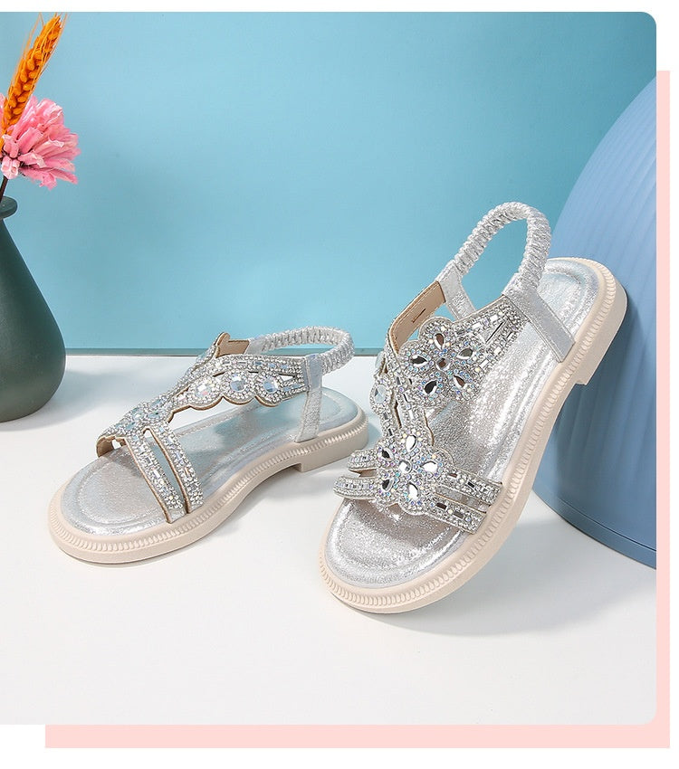Bohemian Strass-Sandalen für Mädchen – Bild 5 | LuxeStyle