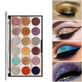 18 Farben Glitzer Lidschatten-Palette | LuxeStyle
