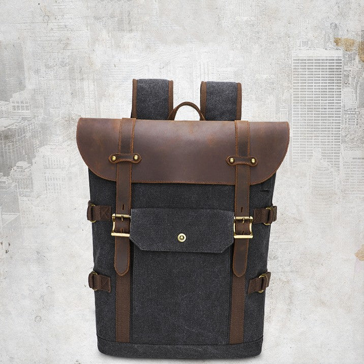 Canvas Rucksack mit USB-Ladefunktion – Bild 4 | LuxeStyle