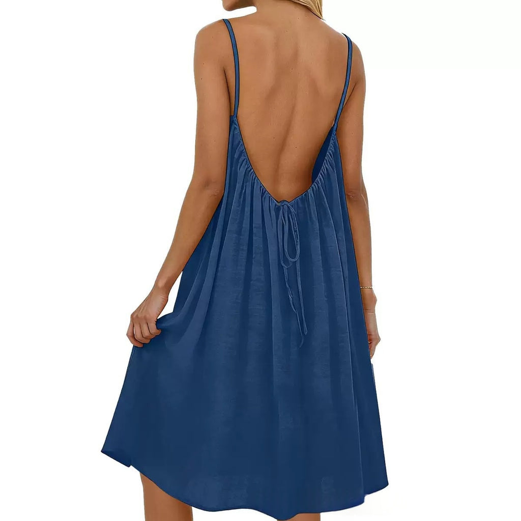 Spaghetti-Träger Bodycon Kleid – Bild 9 | LuxeStyle