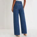 Retro-Blau Jeanshose