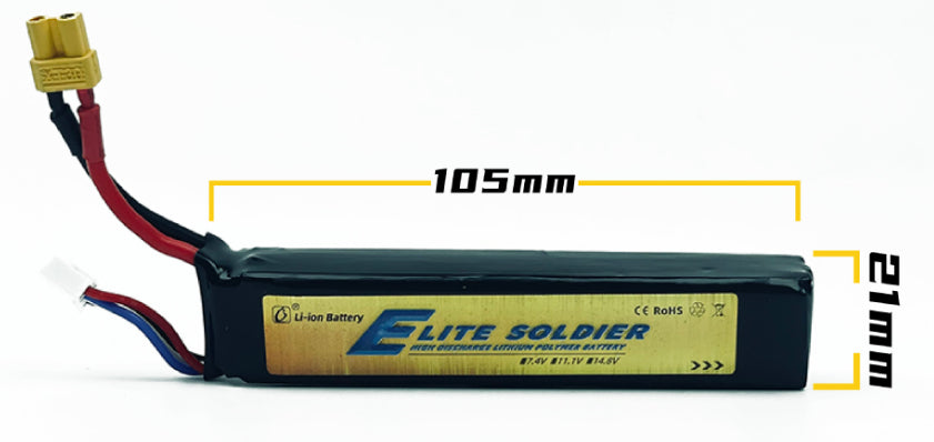 Soft Elastic Air Toy Gun Lithium-Akku