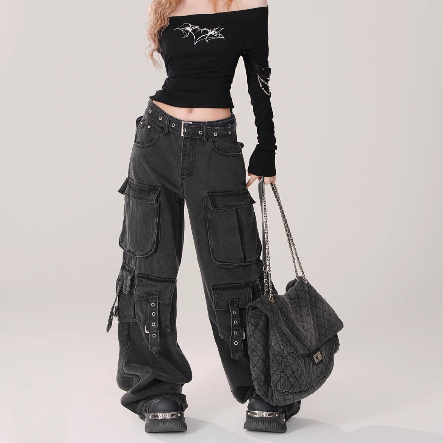Relaxed Straight-Leg Workwear Jeans