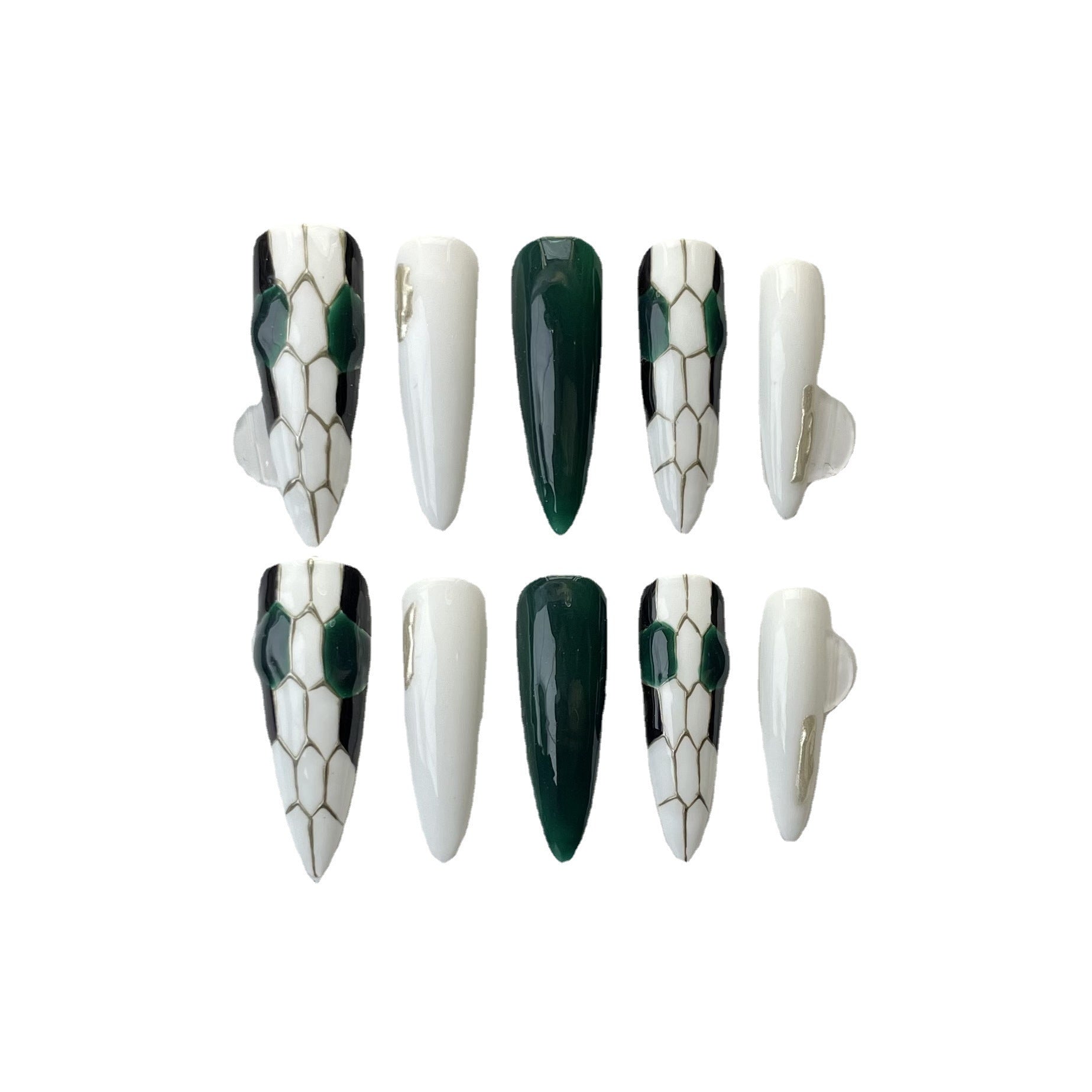 Nagel-Set Schlangenkopf-Design