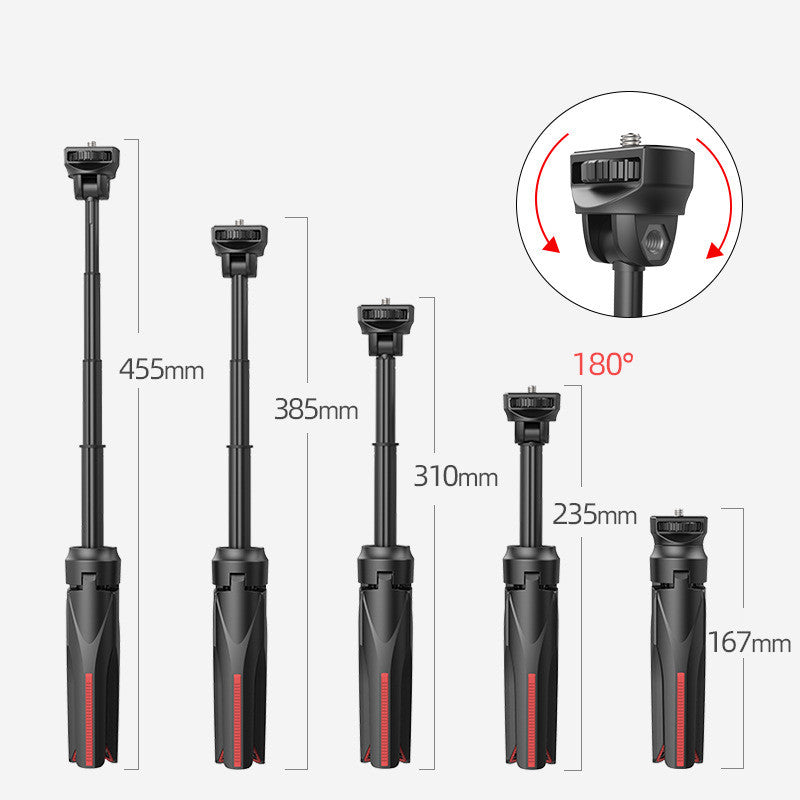 Selfie Stick Stativ mit LED-Ringlicht
