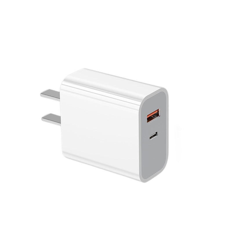 Dual-Port USB-C Schnellladeadapter 20W