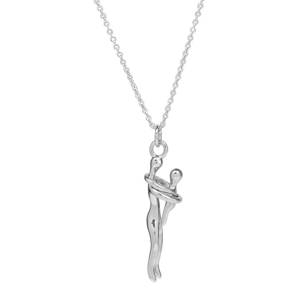 S925 Sterling Silber Embrace Love Halskette