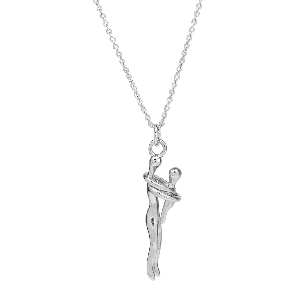 S925 Sterling Silber Embrace Love Halskette