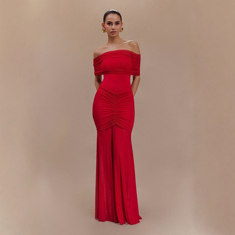 Elegantes Patchwork-Kleid