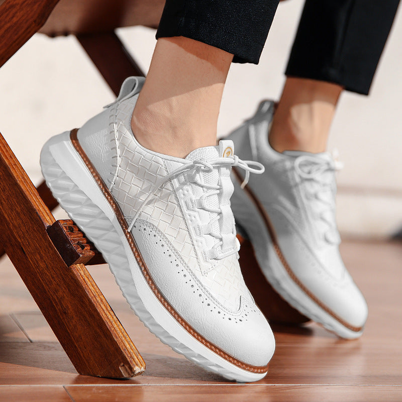 Atmungsaktive Herren-Sneaker mit Webstruktur – Bild 2 | LuxeStyle