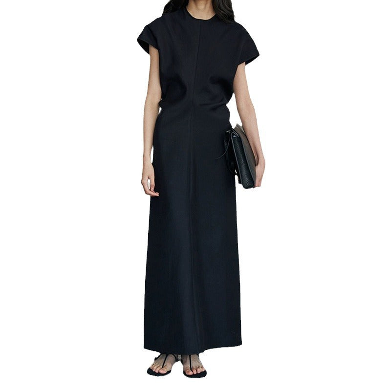 Elegantes Midi-Kleid mit Patchwork