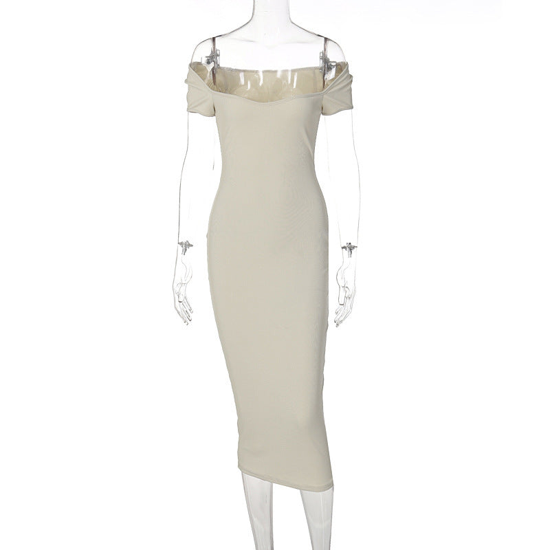 Off-Shoulder Langkleid – Bild 3 | LuxeStyle