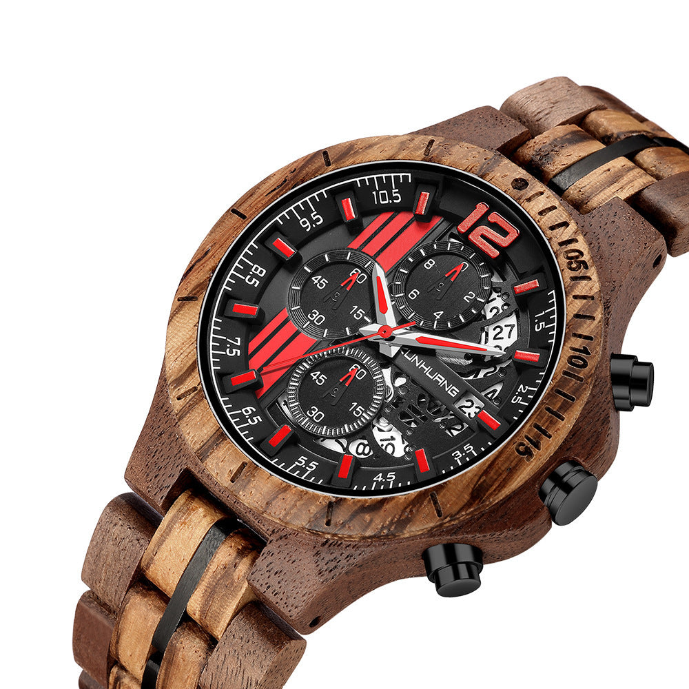 Retro Quarz Multifunktionsuhr für Herren – Bild 7 | LuxeStyle