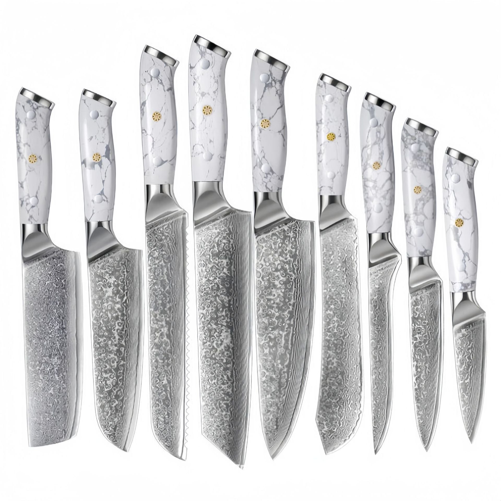 Damast Chefmesser – Kombinierter Allrounder