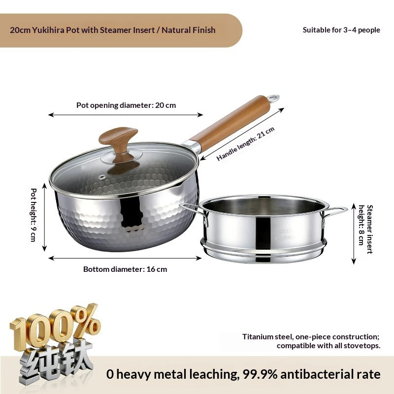 Titanium-Topf 16 cm – Antihaft-Kochgeschirr – Bild 2 | LuxeStyle