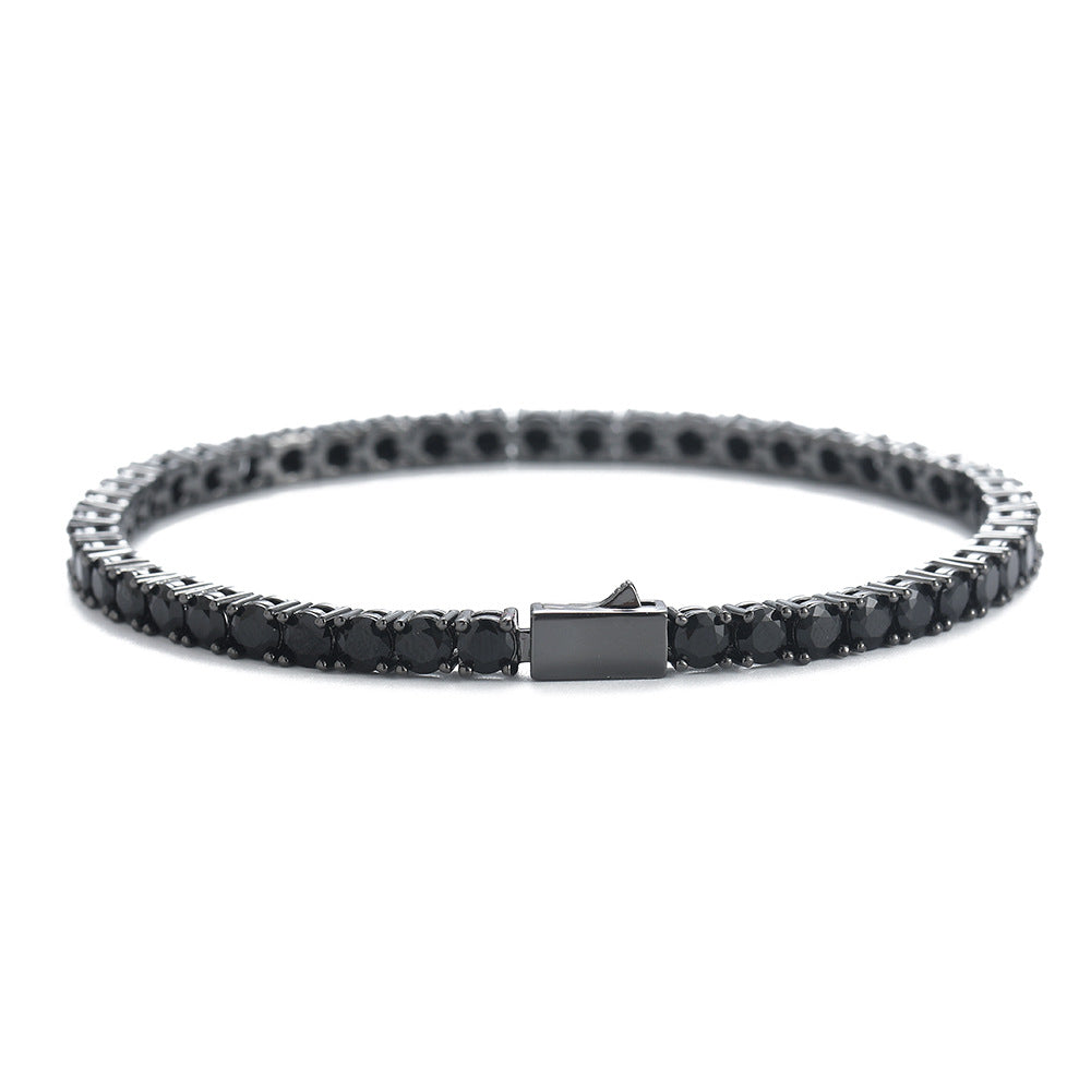 Hip-Hop Tennis Armband mit Federverschluss – Bild 1 | LuxeStyle