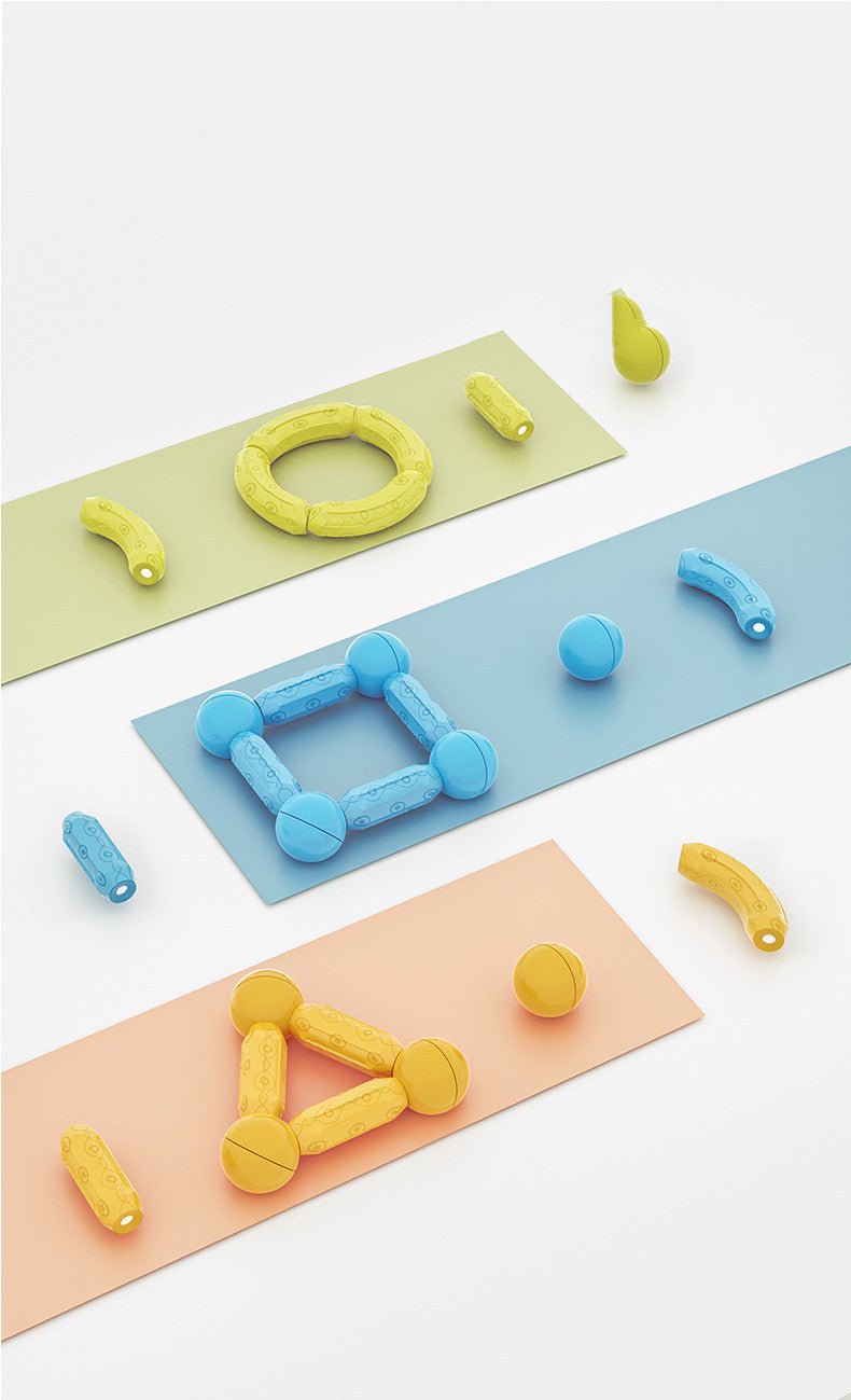 Magnetische Bausteine für Kinder – Grosser Baukasten – Bild 3 | LuxeStyle