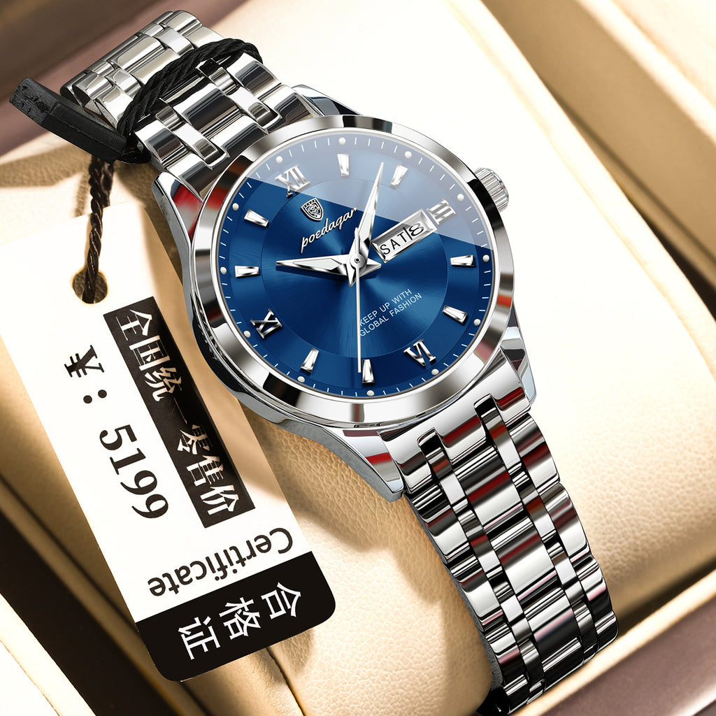 Wasserdichte Herren-Uhr mit Lichterzeugung – Bild 8 | LuxeStyle