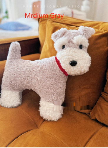 Plüsch Schnauzer Schlüsselanhänger