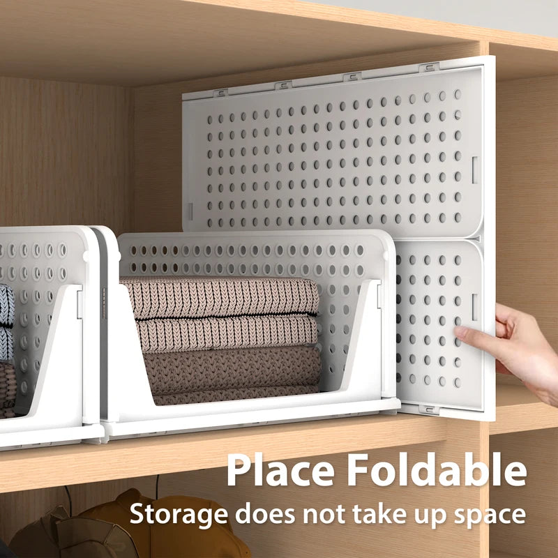 4er-Set Stapelbare Kleider-Organizer